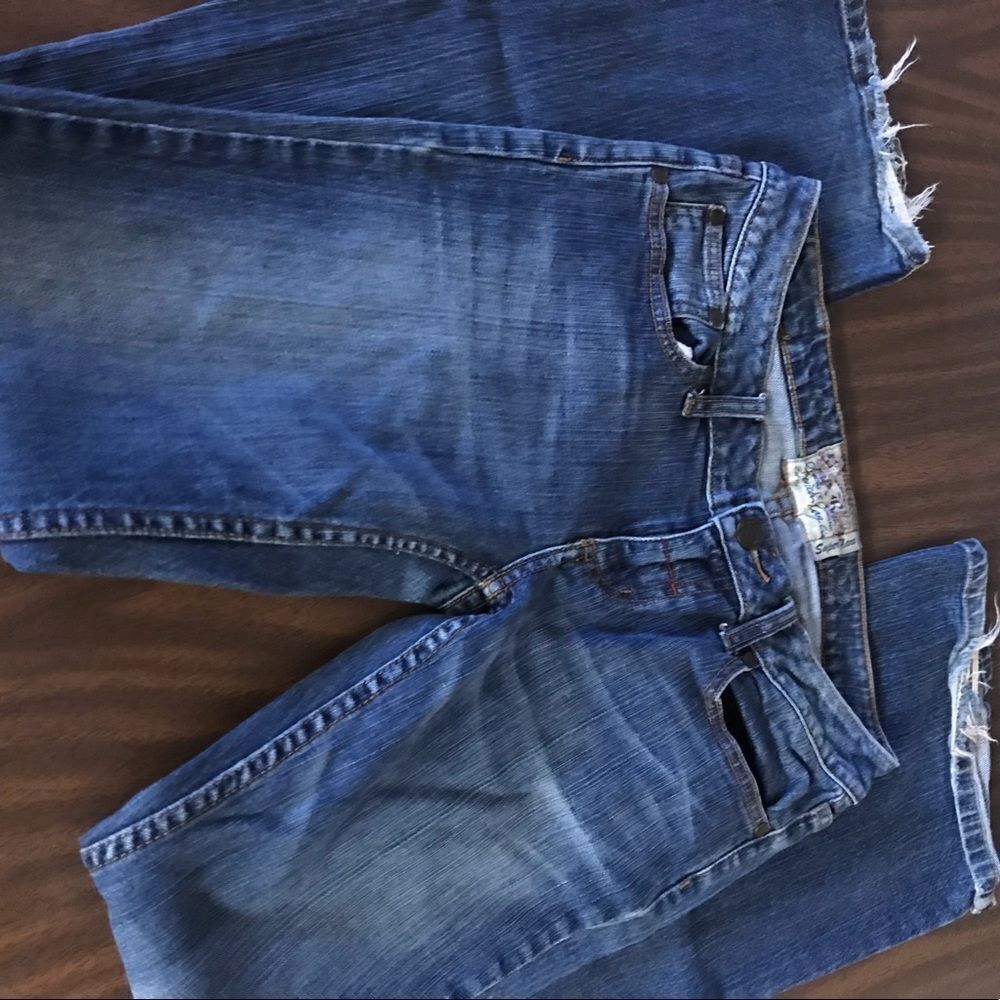American Tag Cie Jeans flared super jeans see pics size 4